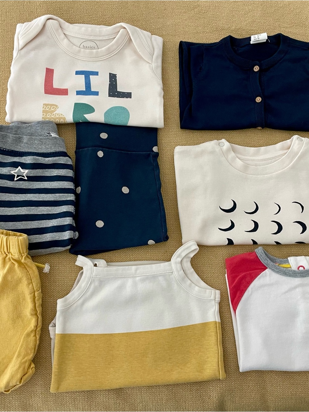 ORGANIC cotton 9- pieces baby bundle ZARA, COS , H&M , Mini Boden, old navy .